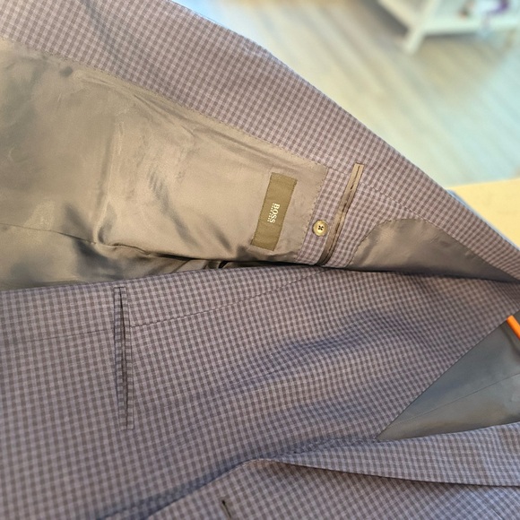 Boss Blue Checkered Suit - Picture 3 of 9